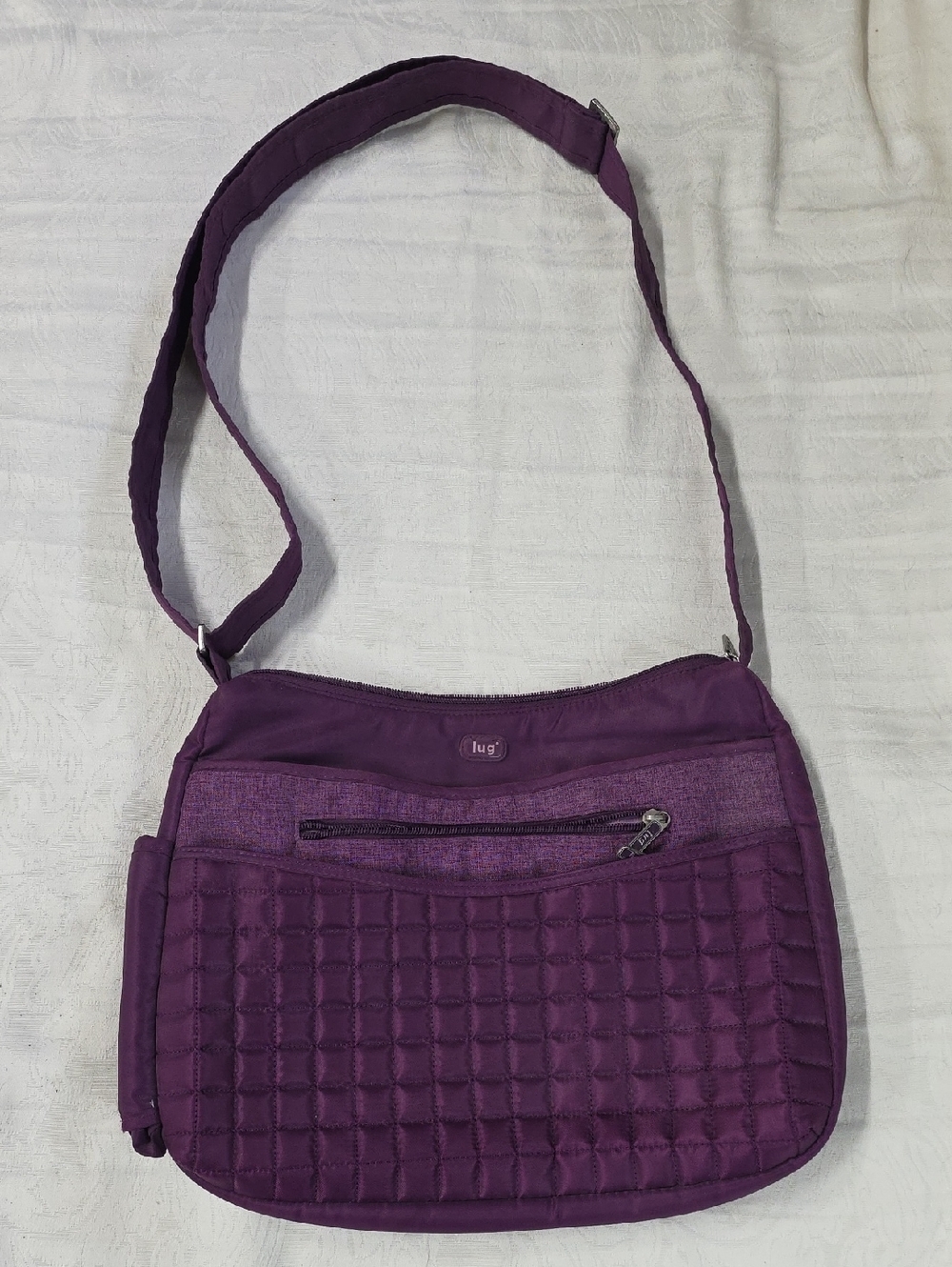 lug Crossbody Bag in Plum